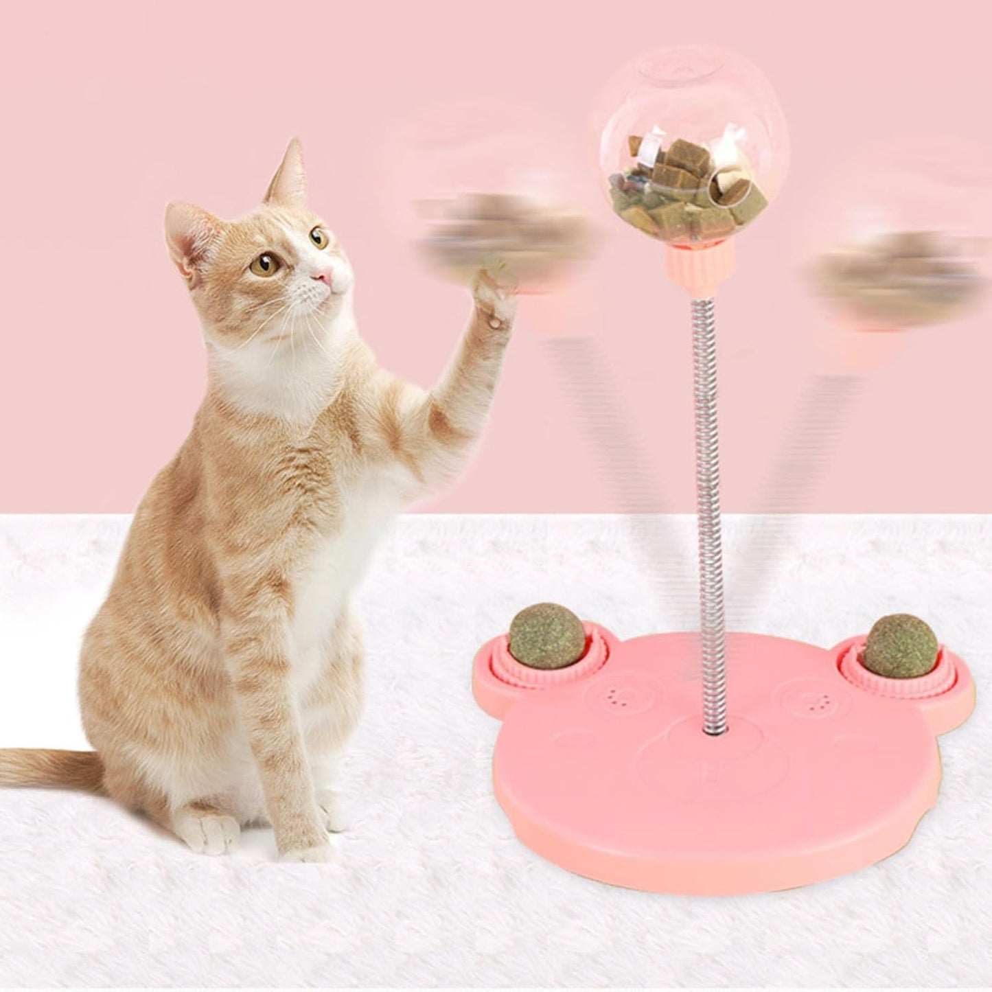 Wobbling Cat Treat Toy