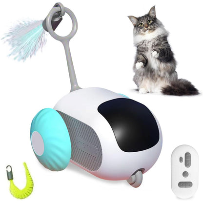 Remote-controlled cat toy