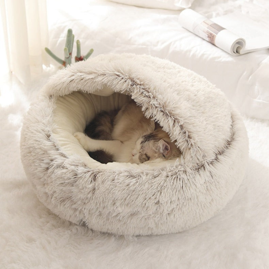 2-in-1 cat cuddle cave