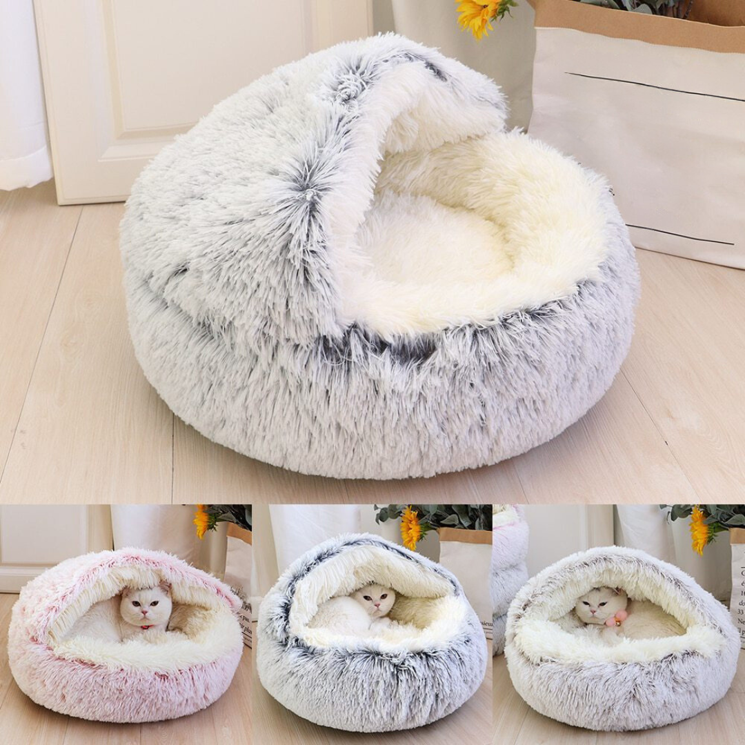 2-in-1 cat cuddle cave