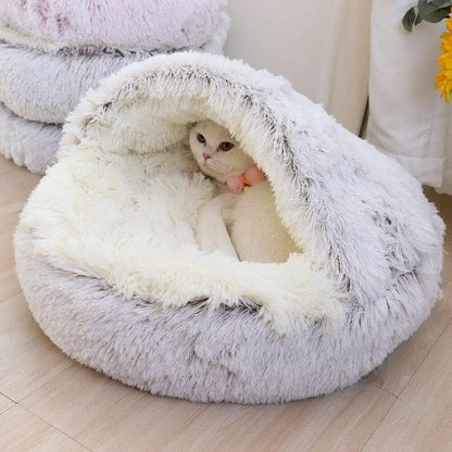 2-in-1 cat cuddle cave