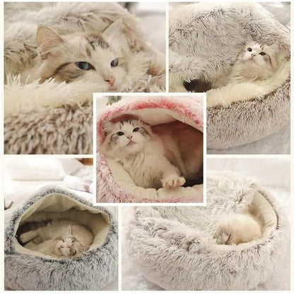 2-in-1 cat cuddle cave