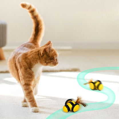 Interactive Bee Cat Toy