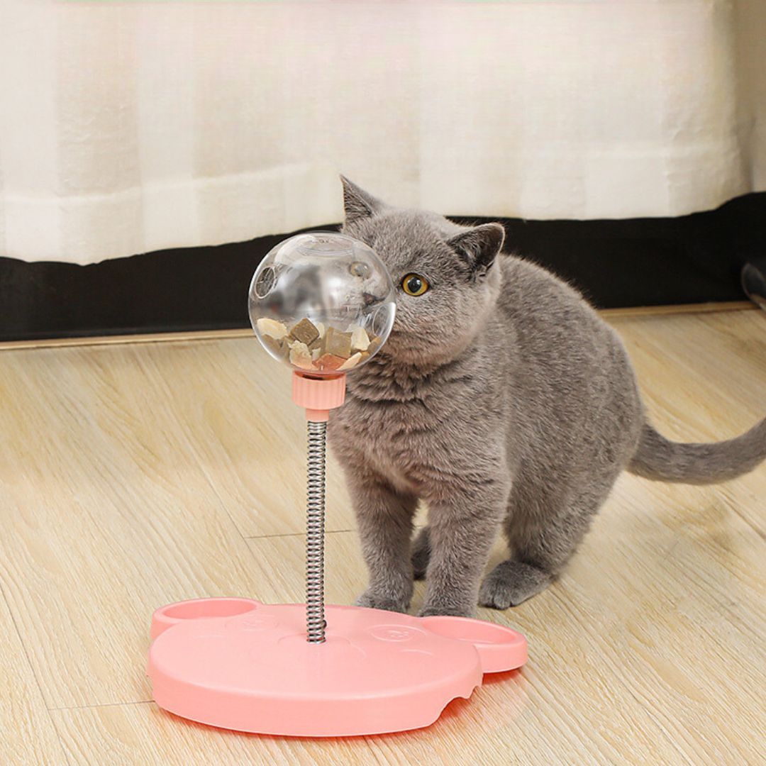 Wobbling Cat Treat Toy