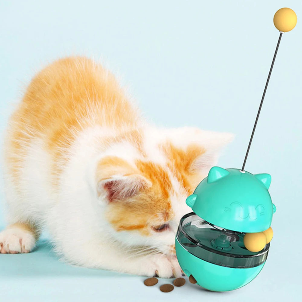 3-in-1 cat wobble toy