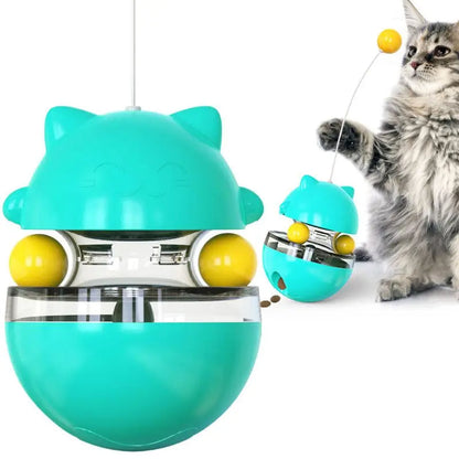 3-in-1 cat wobble toy