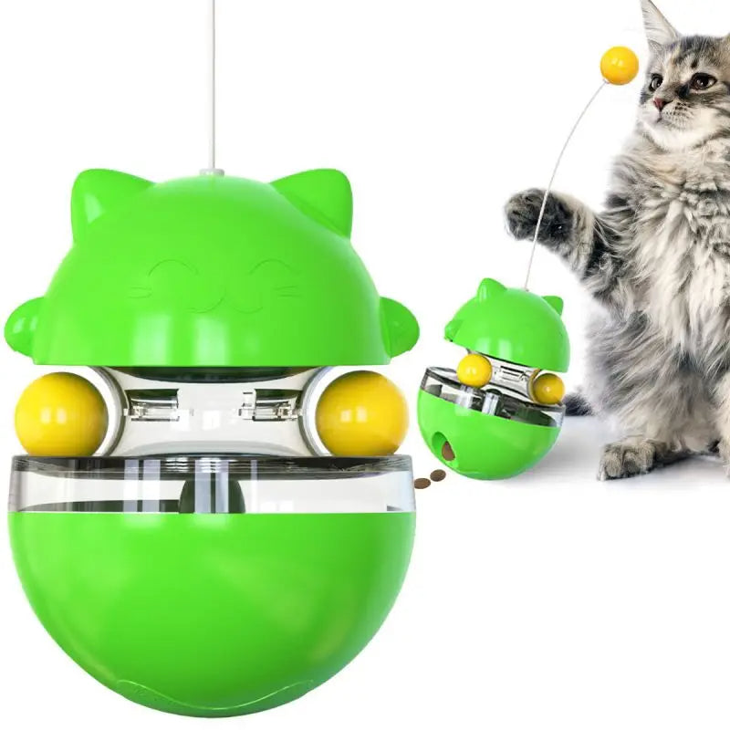 3-in-1 cat wobble toy